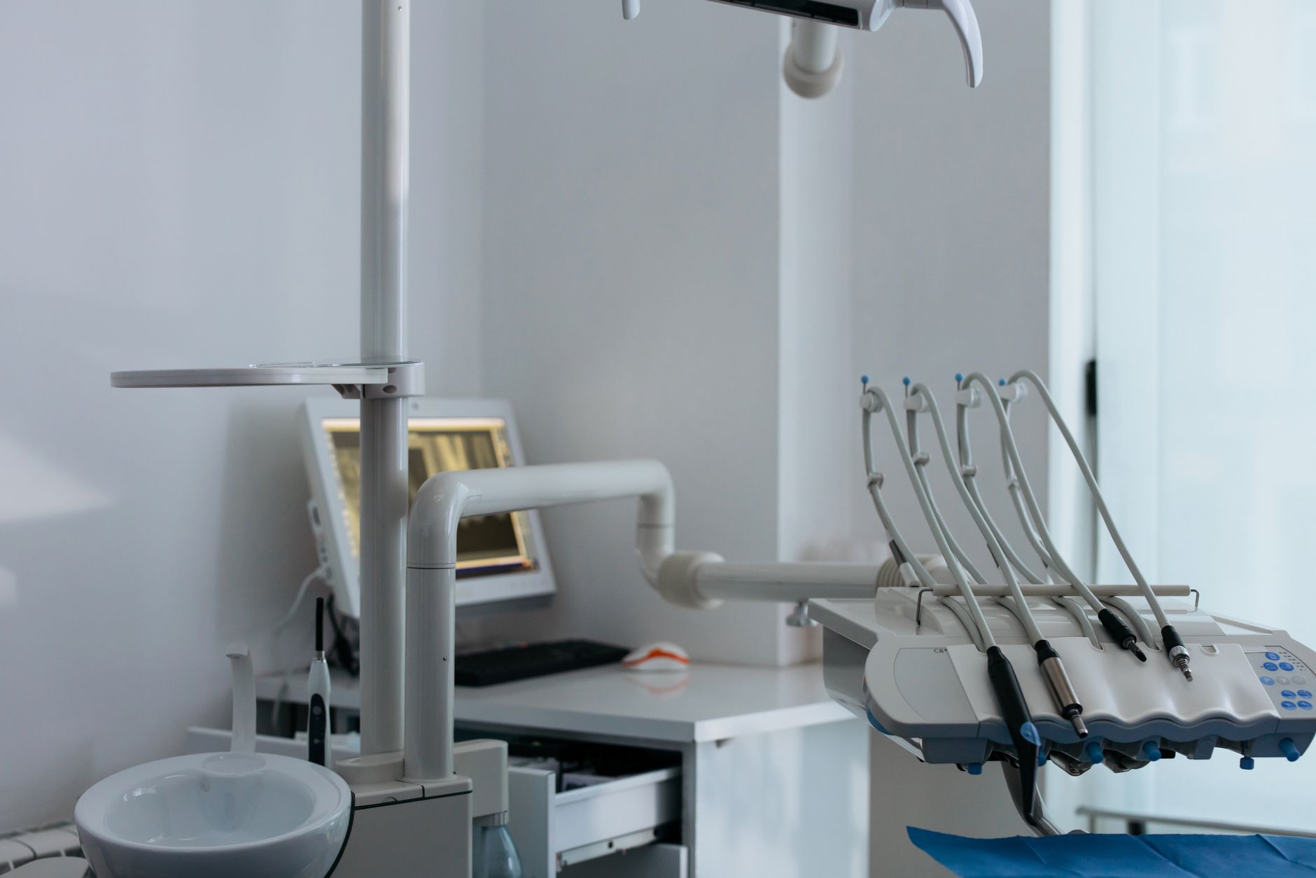 Equipamentos odontológicos da clínica